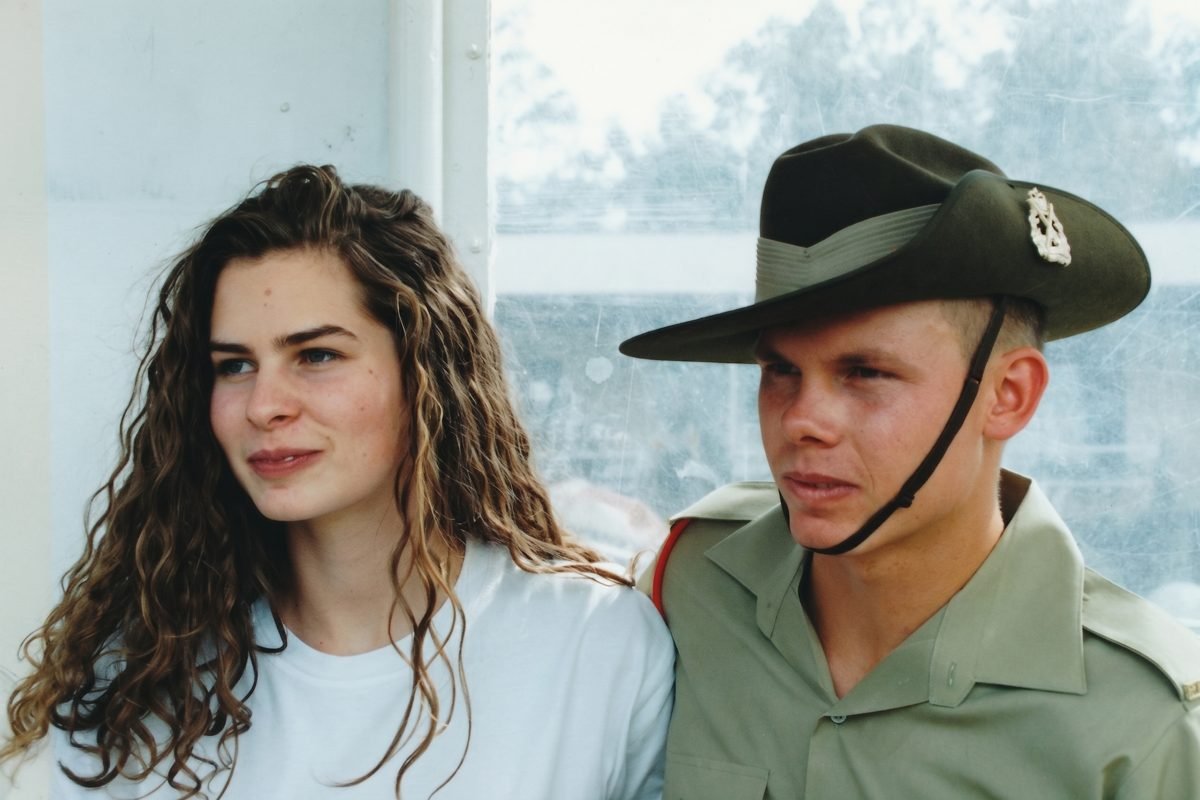 Paul Gardner Brook with Tanya Halleday — 1st Recruit Training Battalion, Kapooka, 1992